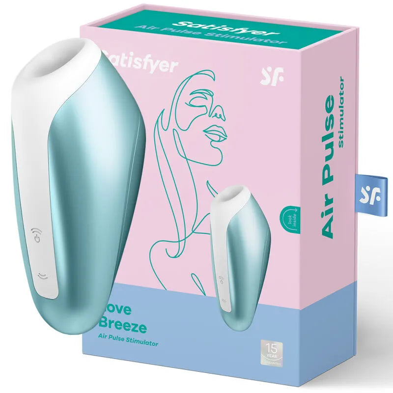 Satisfyer Love Breeze stimulateur d'air pulsé stimulation clitoridienne sextoy silicone ABS rechargeable design érgonomique plaisir intime discrétion