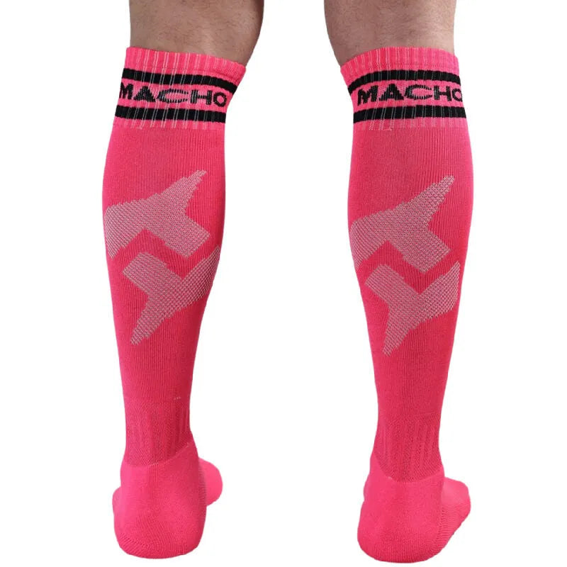 MACHO - CHAUSSETTES LONGUES ROSE