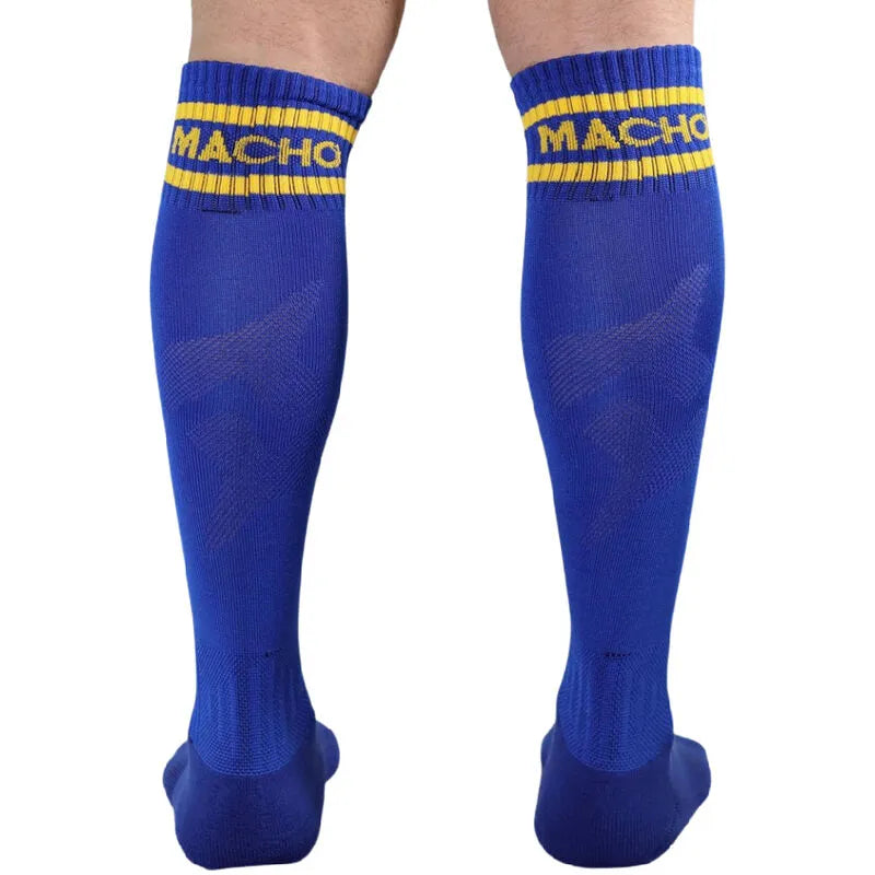MACHO - CHAUSSETTES LONGUES BLEU