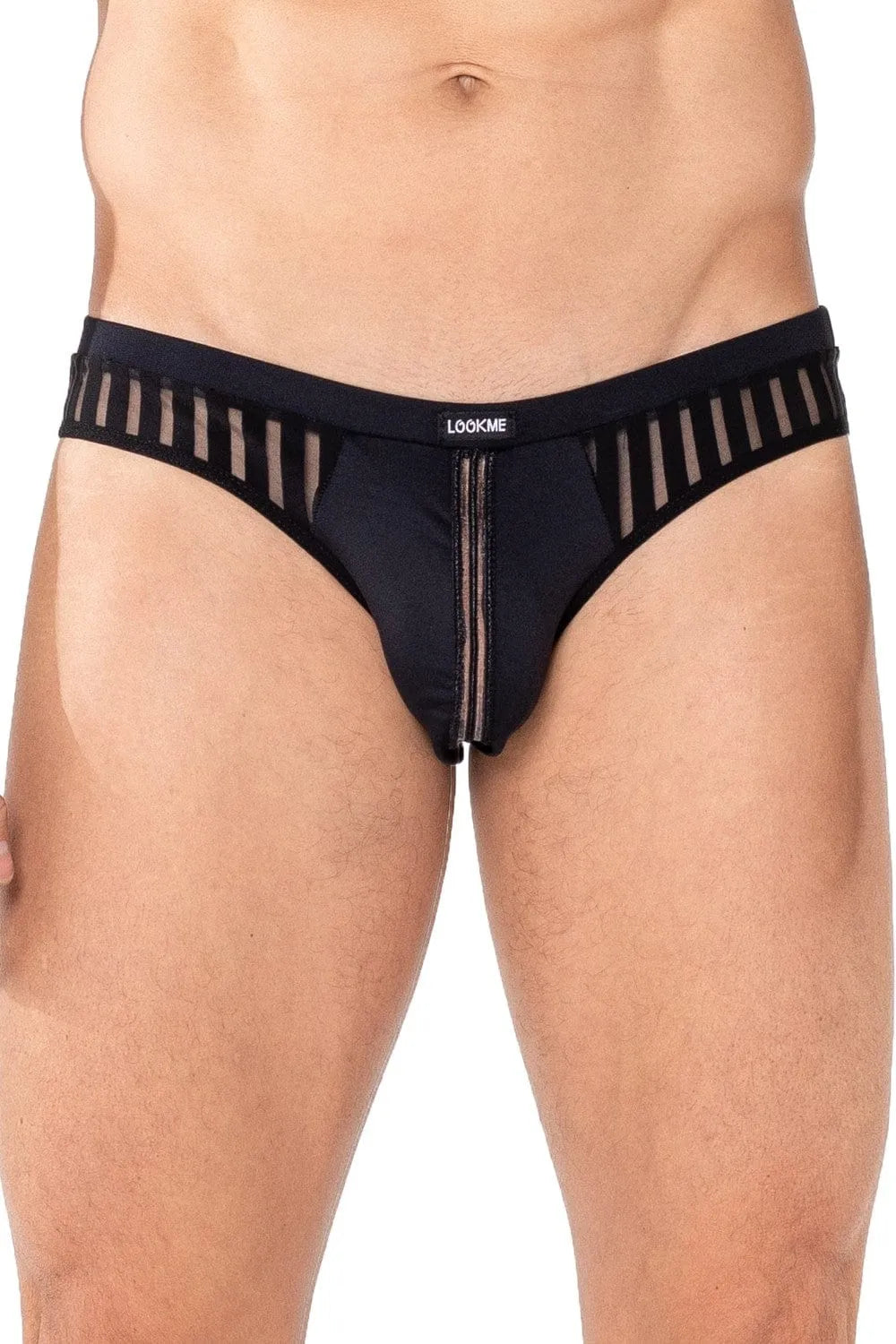 Jock Noir En Résille Confortable Lookme