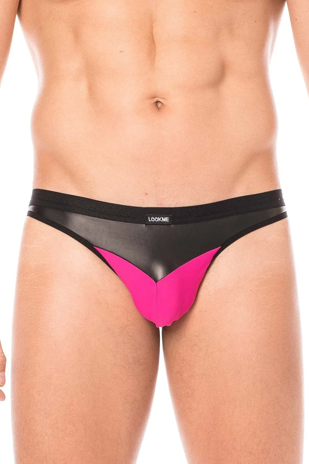 Jock Strap Confortable En Tissu Élastique Magenta