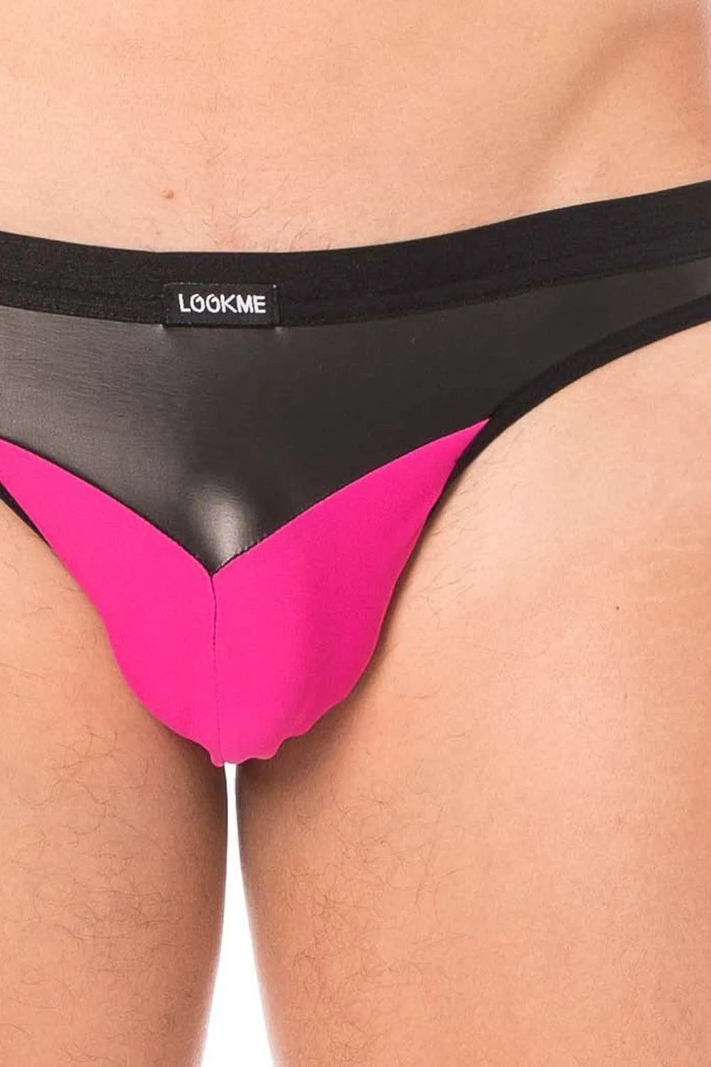 Jock Strap Confortable En Tissu Élastique Magenta
