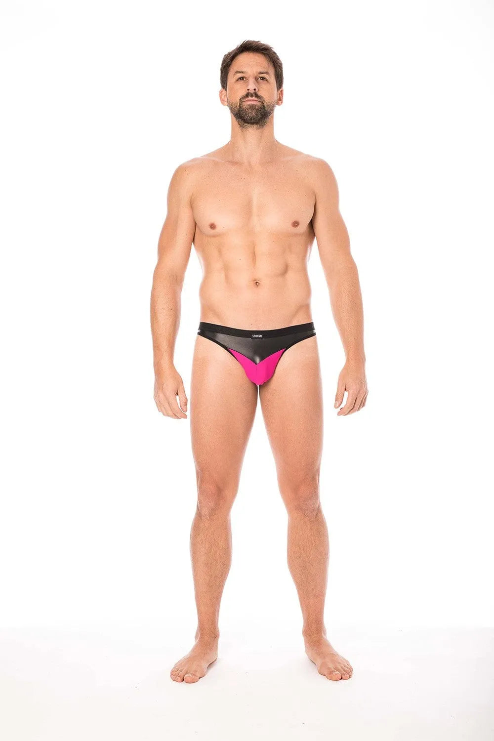 Jock Strap Confortable En Tissu Élastique Magenta