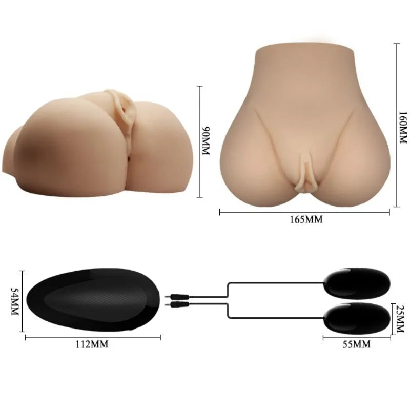Jouet Adulte Vagin Anus Réaliste Vibrant