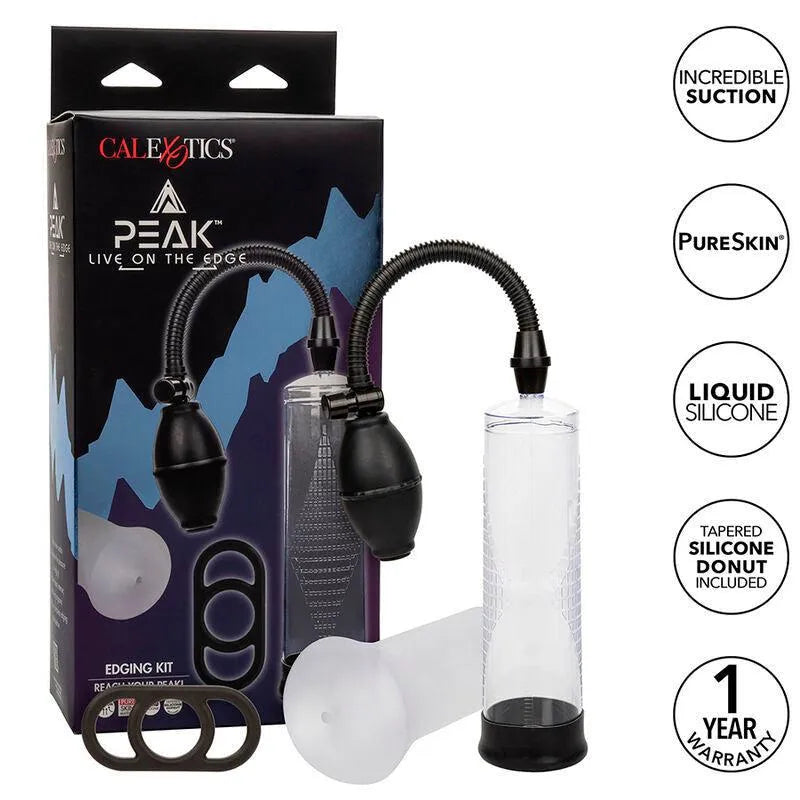 Kit De Masturbation Masculin Avec Pompe Transparente