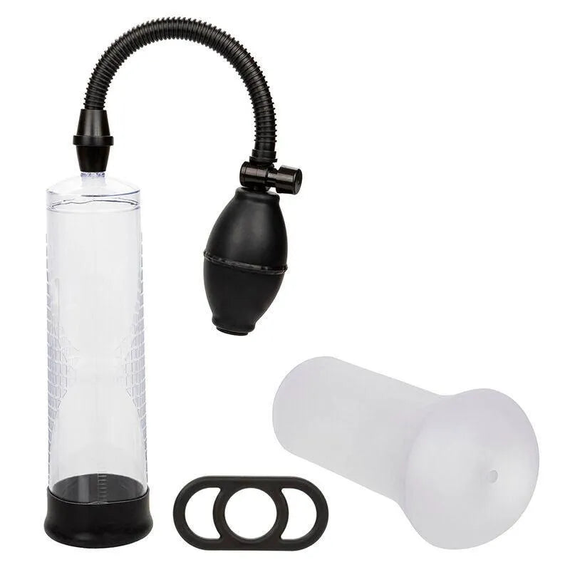 Kit De Masturbation Masculin Avec Pompe Transparente