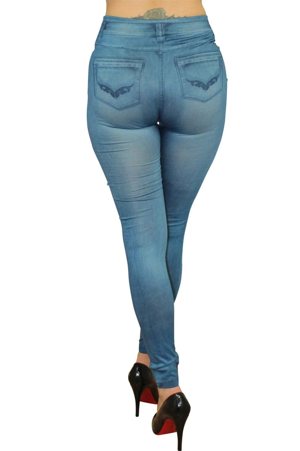 Legging Fashion Bleu Style Jean