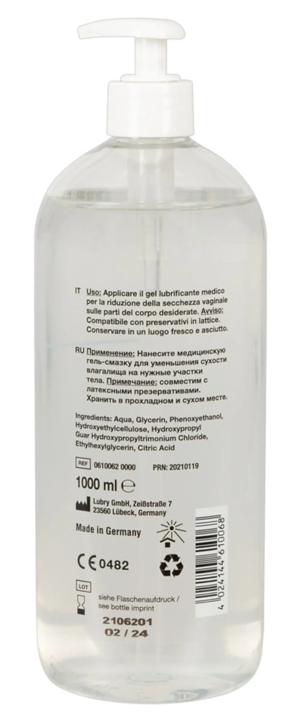 Lubrifiant Végétalien À Base D'Eau Pour Peaux Sensibles