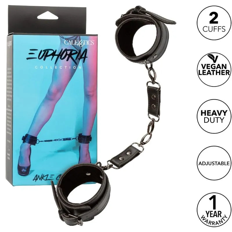 Manchettes De Cheville En Cuir Végétalien Pour Bondage
