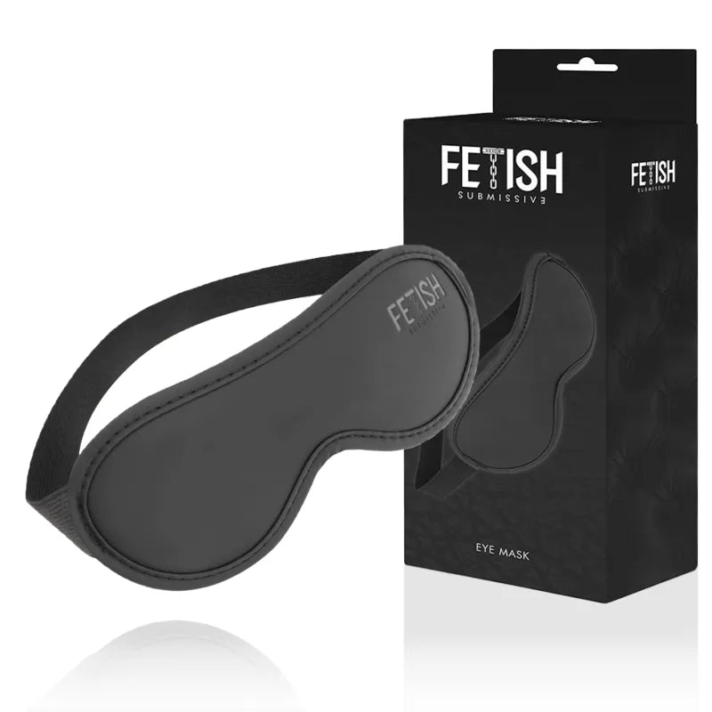 Masque Bdsm Cuir Vegan Élastique