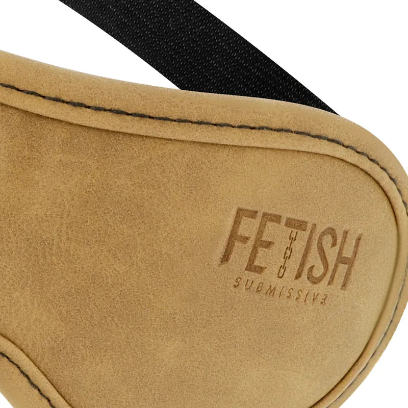 Masque Bdsm Cuir Vegan Élastique