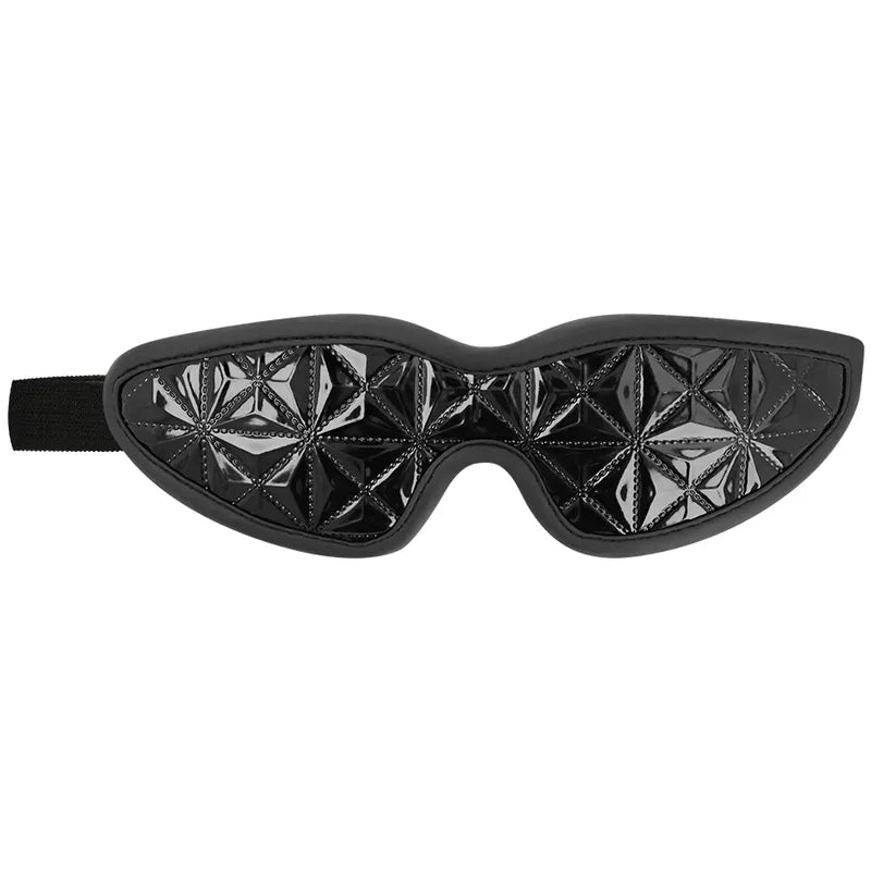 Masque Bdsm En Cuir Vegan Ajustable
