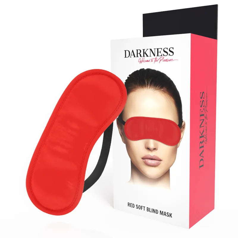 Masque Bdsm Satin Ajustable Pour Couples
