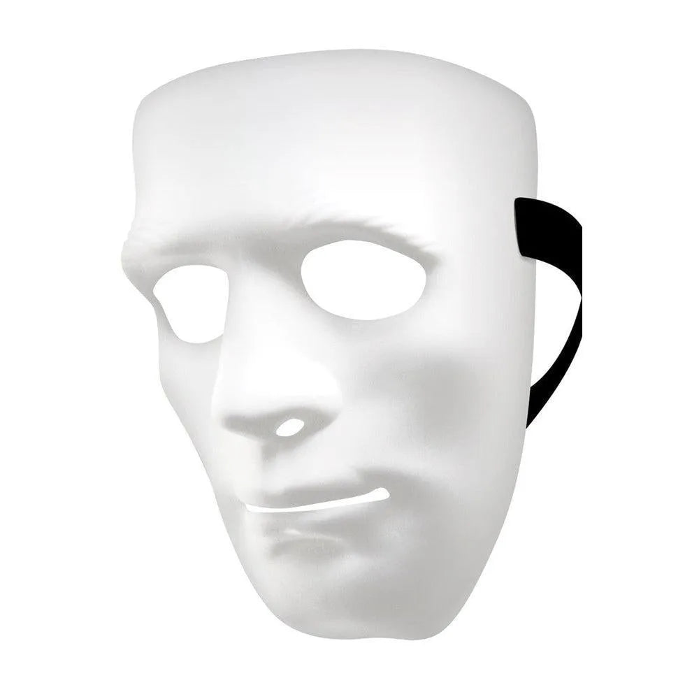 Masque Costume Blanc Sexy Élastique