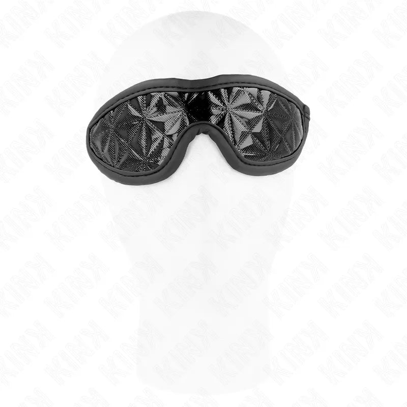 Masques Bdsm Satin Et Cuir Ajustables