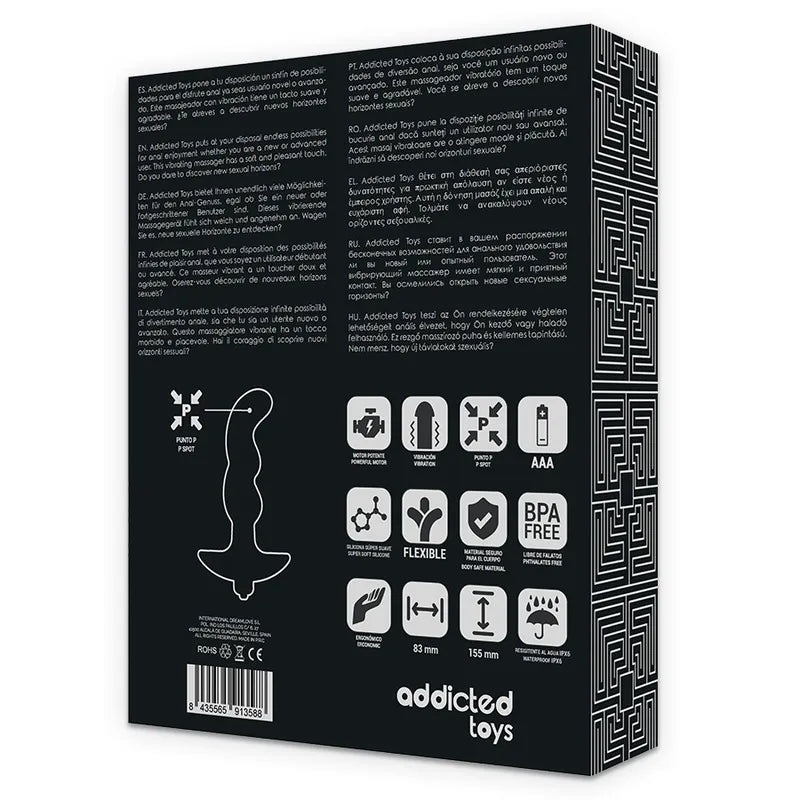 Masseur De Prostate Silicone Vibrations Puissantes