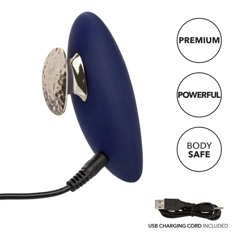 Masseur Portable Chíc Violet En Silicone Rechargeable