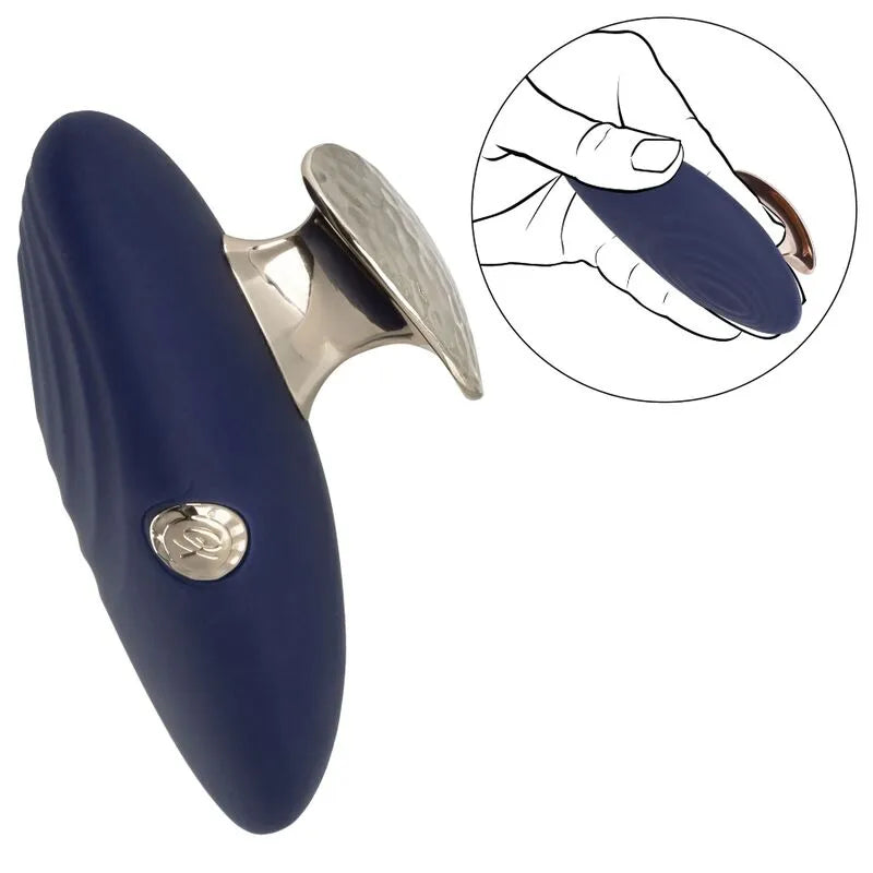 Masseur Portable Chíc Violet En Silicone Rechargeable