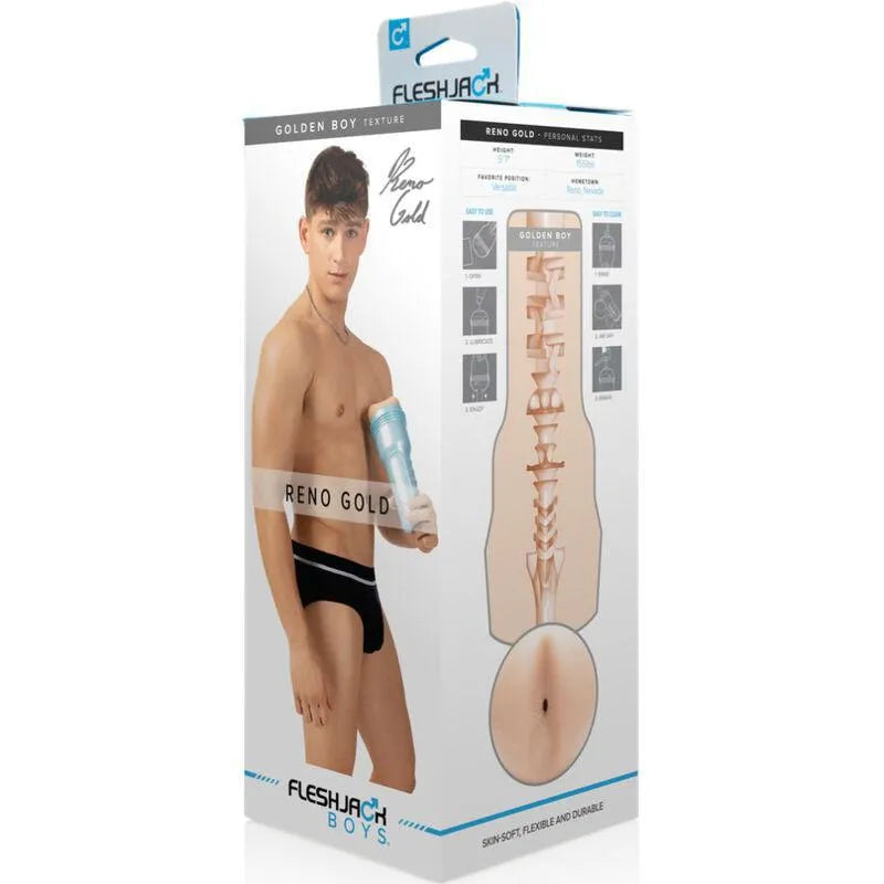 Masturbateur Anale Fleshjack Reno Gold