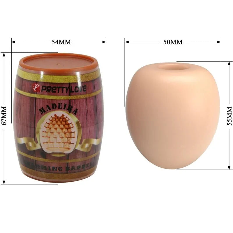 Masturbateur Cuir Souple Texture Nervurée Étanche