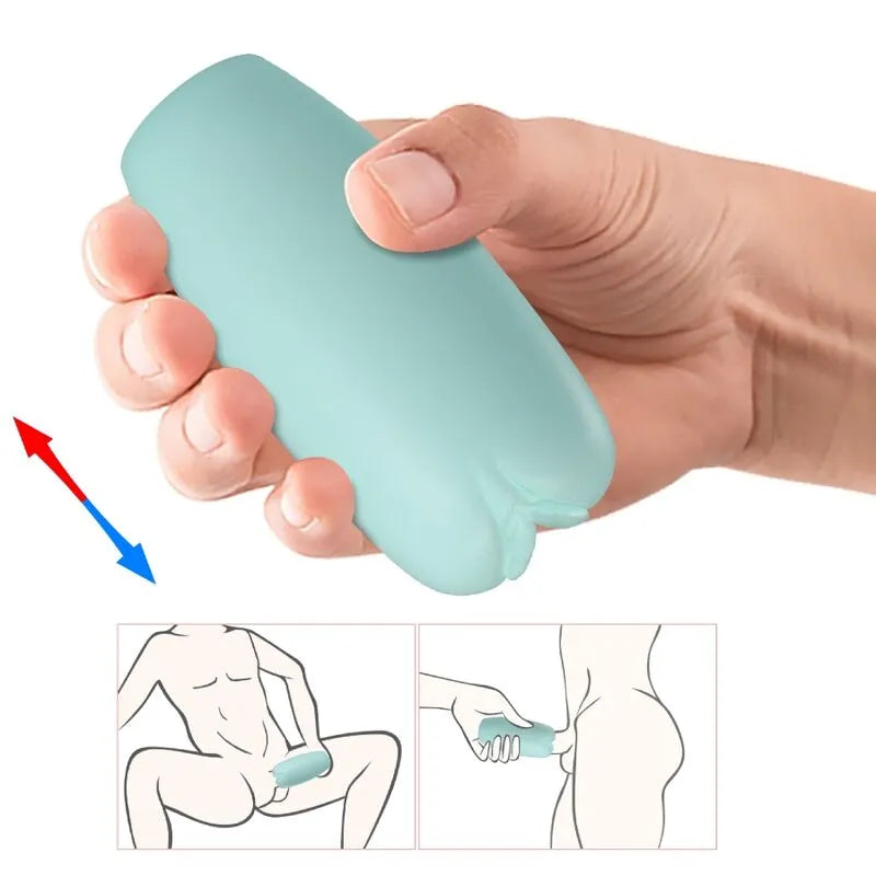 Masturbateur Extensible Vert Aqua Pour Homme