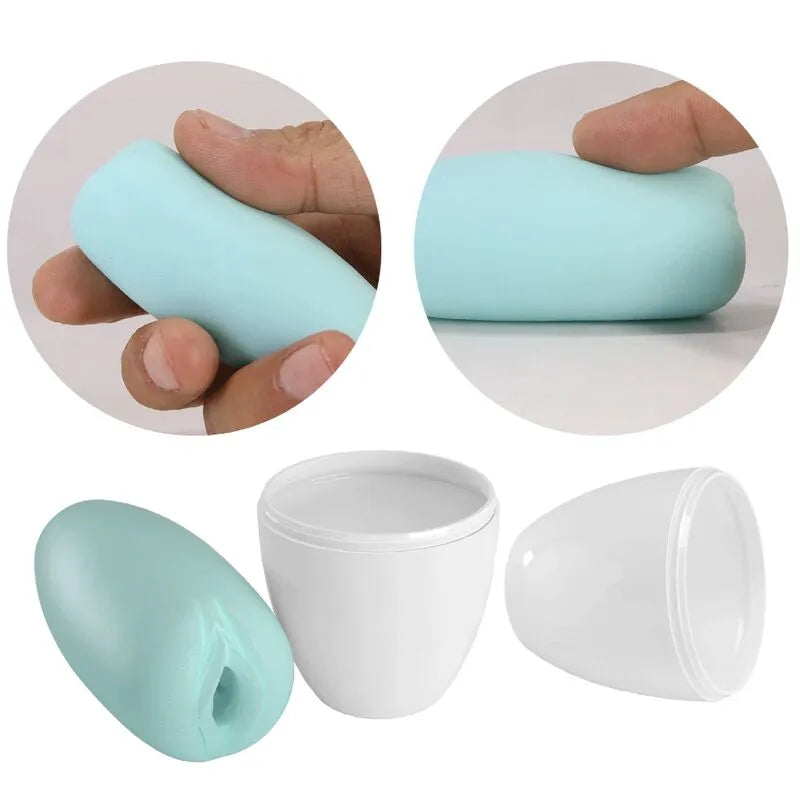 Masturbateur Extensible Vert Aqua Pour Homme