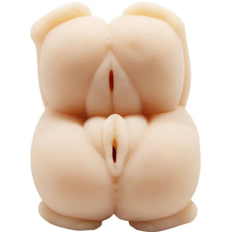 Masturbateur Masculin Double Tunnel Réaliste