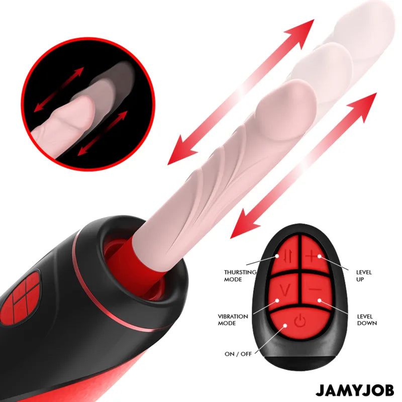 Masturbateur Plug-In Silicone Personnalisable Télécommandé