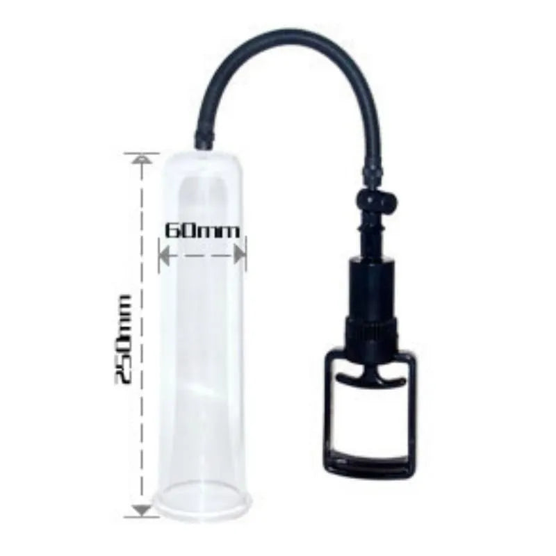 Masturbateur Pompe Érection Transparente 25Cm