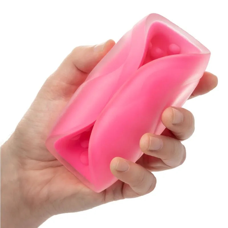Masturbateur Texturé Flexible Perlé Tpe