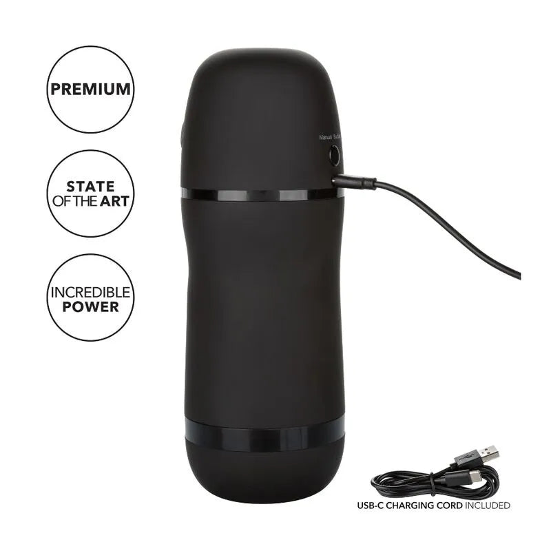Masturbateur Vibrant Rechargeable Avec Aspiration Puissante