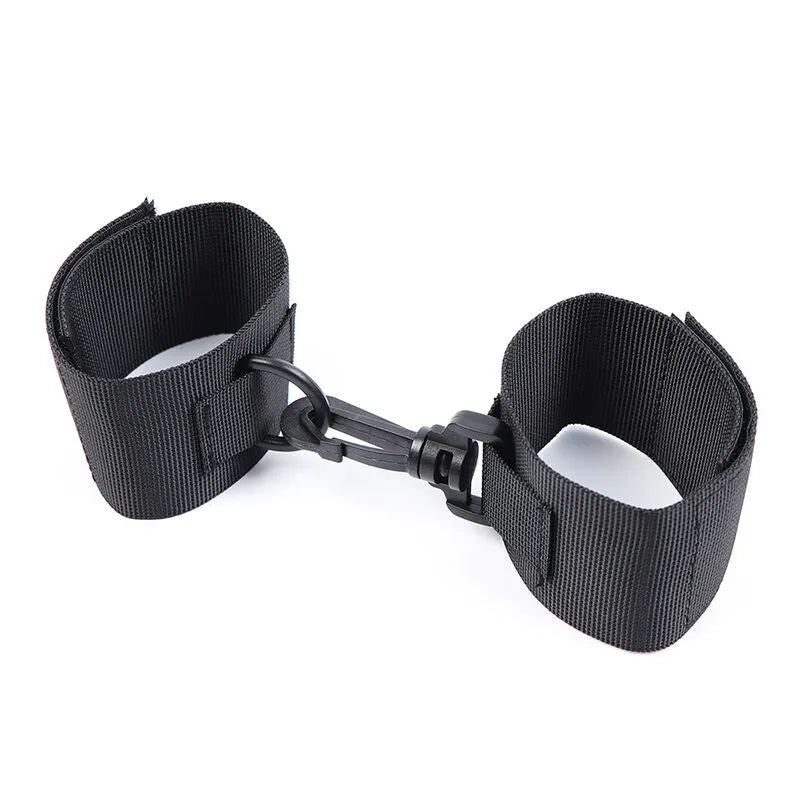 Menottes Ajustables En Nylon Pour Jeux Fétichistes