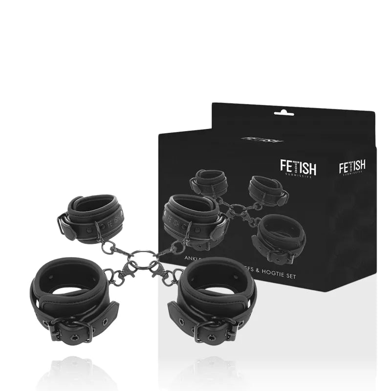 Menottes Bdsm Cuir Vegan Confort Réglable