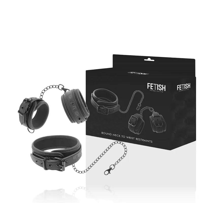 Menottes Bdsm Cuir Vegan Rembourrées