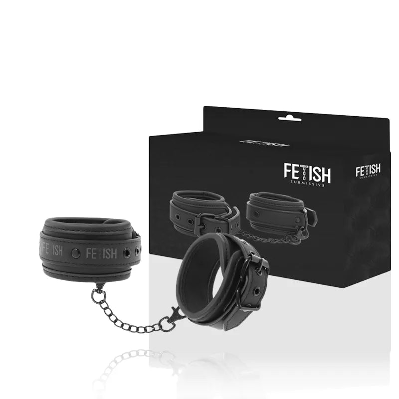 Menottes Bdsm Cuir Vegan Sans Nickel