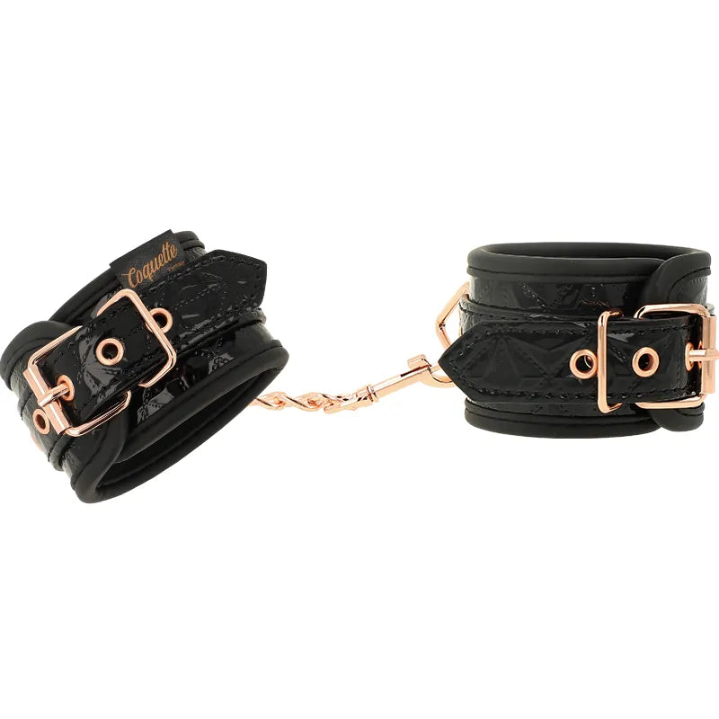 Menottes Bdsm Cuir Vegan Sans Nickel