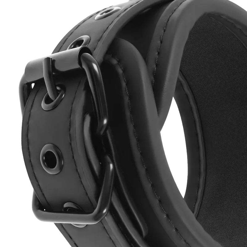 Menottes Bdsm Cuir Vegan Sans Nickel
