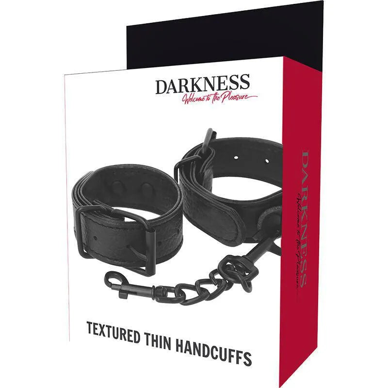 Menottes Bondage Confortables Noires En Pu