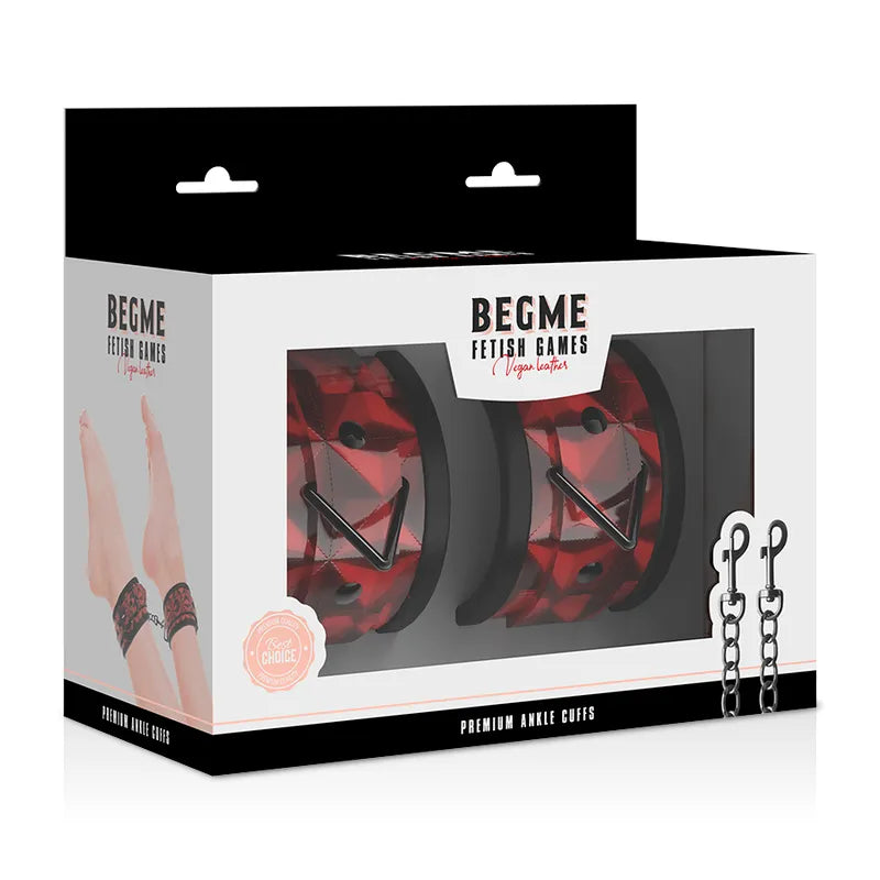 Menottes Chevilles Cuir Vegan Sans Nickel