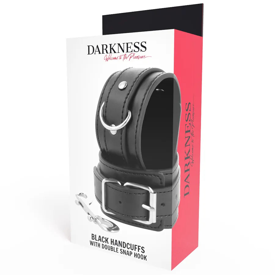 Menottes Cuir Pvc Ajustables Pour Bdsm