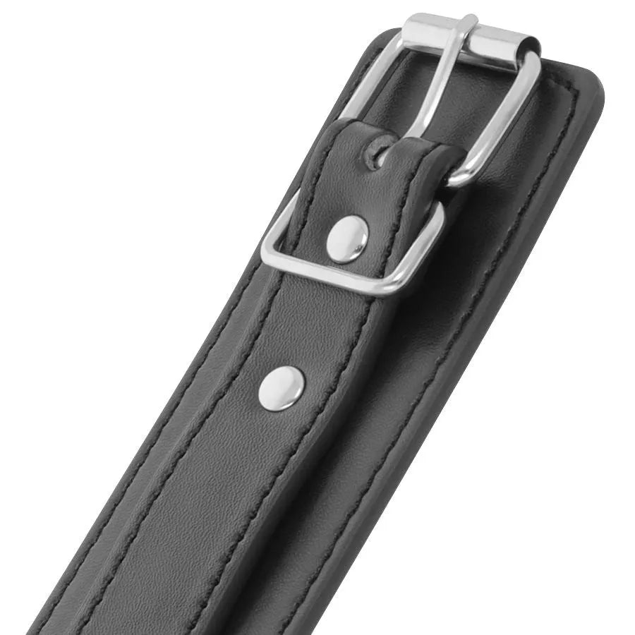 Menottes Cuir Pvc Ajustables Pour Bdsm