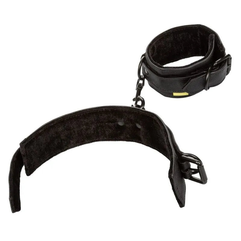 Menottes De Cheville En Cuir Végétalien Ajustables