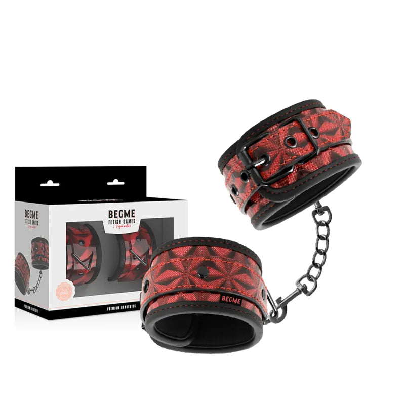 Menottes En Cuir Vegan Sans Nickel Bdsm