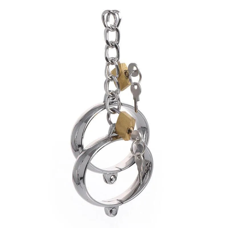 Menottes En Métal Sans Phtalates Pour Adultes