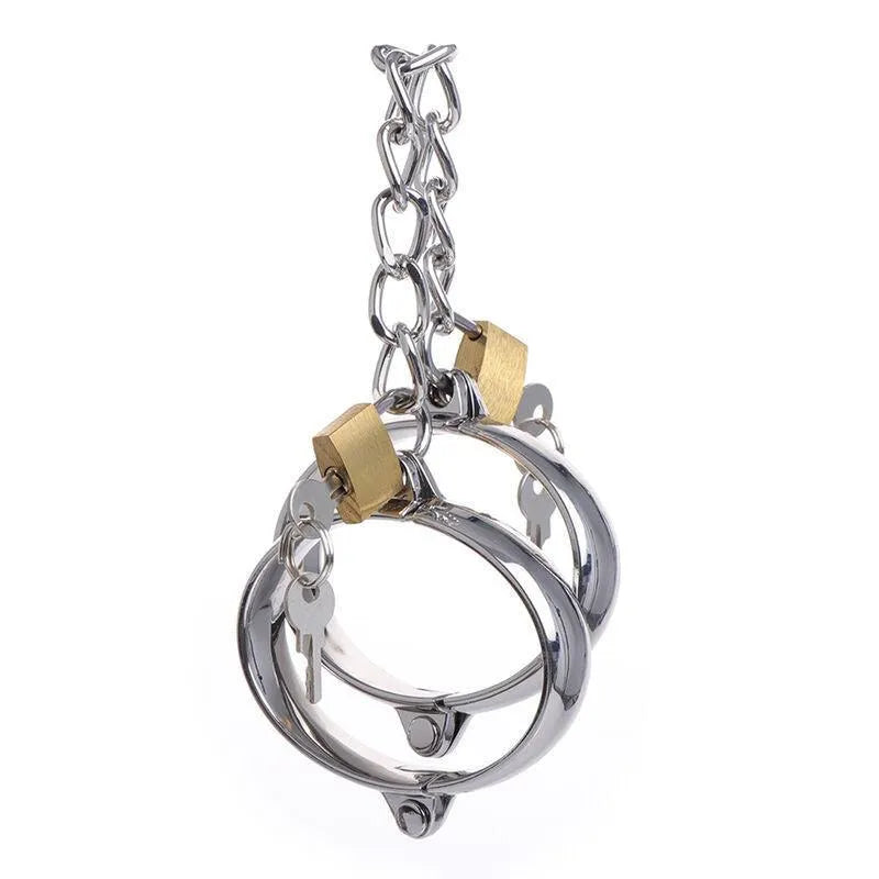 Menottes En Métal Sans Phtalates Pour Adultes