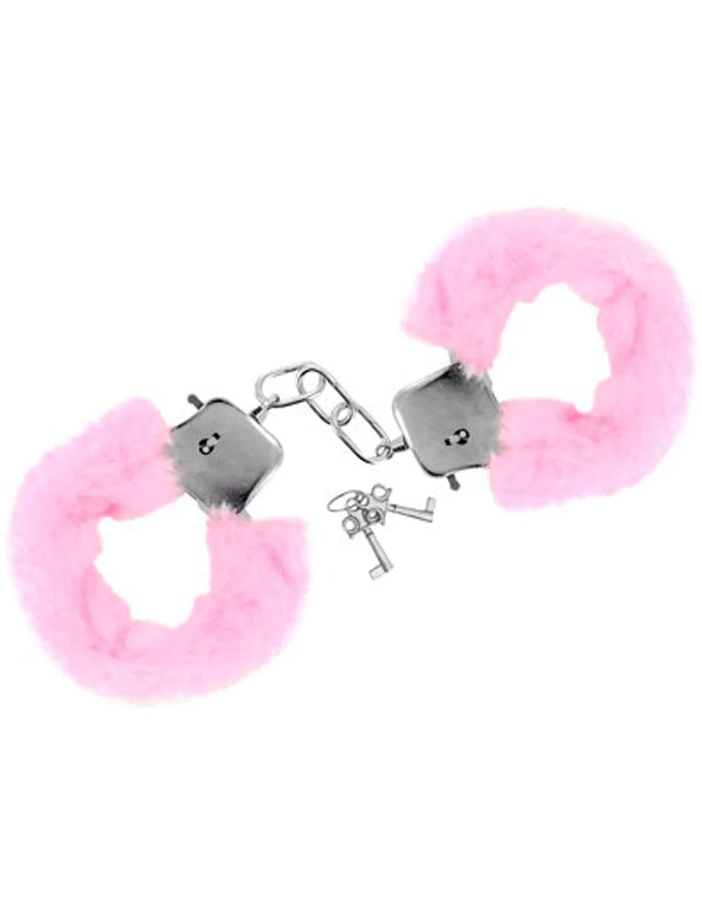 Menottes Roses Métalliques Avec Fourrure Douce