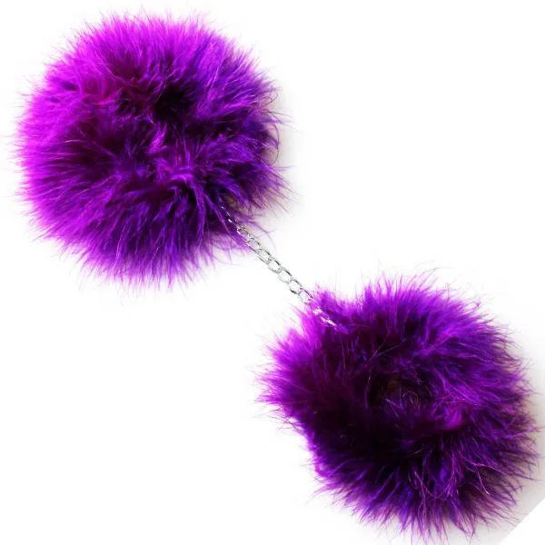 Menottes Érotiques En Chaîne Violette