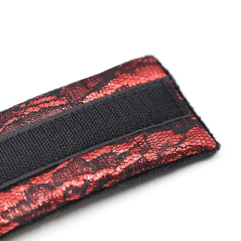 Menottes Velours Rouge Ajustables Pour Débutants