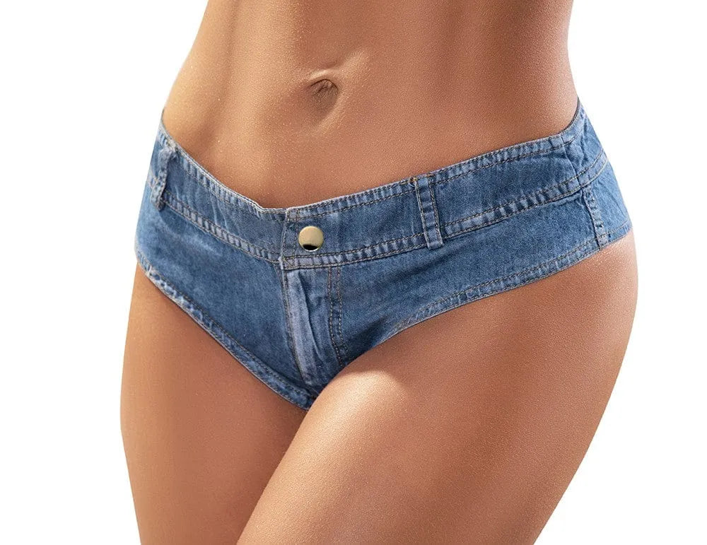 Micro Short Imitation Jean Mapalé Coton