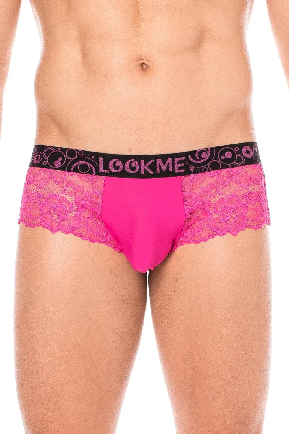 Mini Pant Magenta Dentelle Florale Confortable